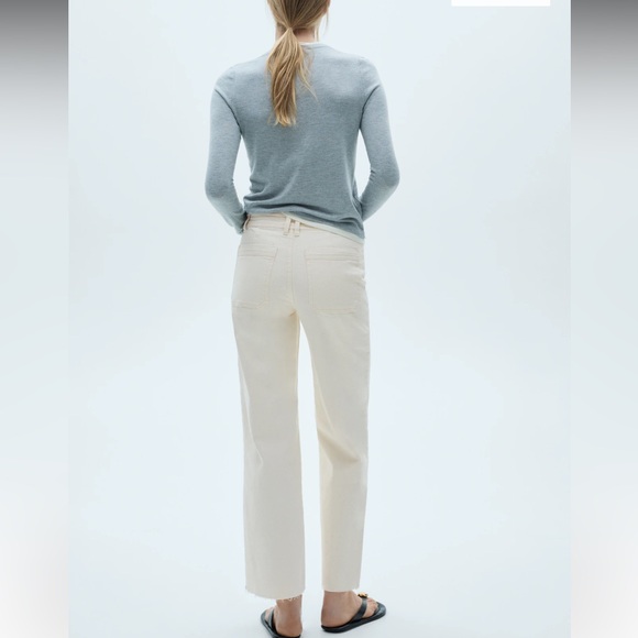 Mango Catherine Culotte High Rise Jeans - Picture 4 of 11